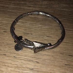 Alex and ani silver arrow bracelet